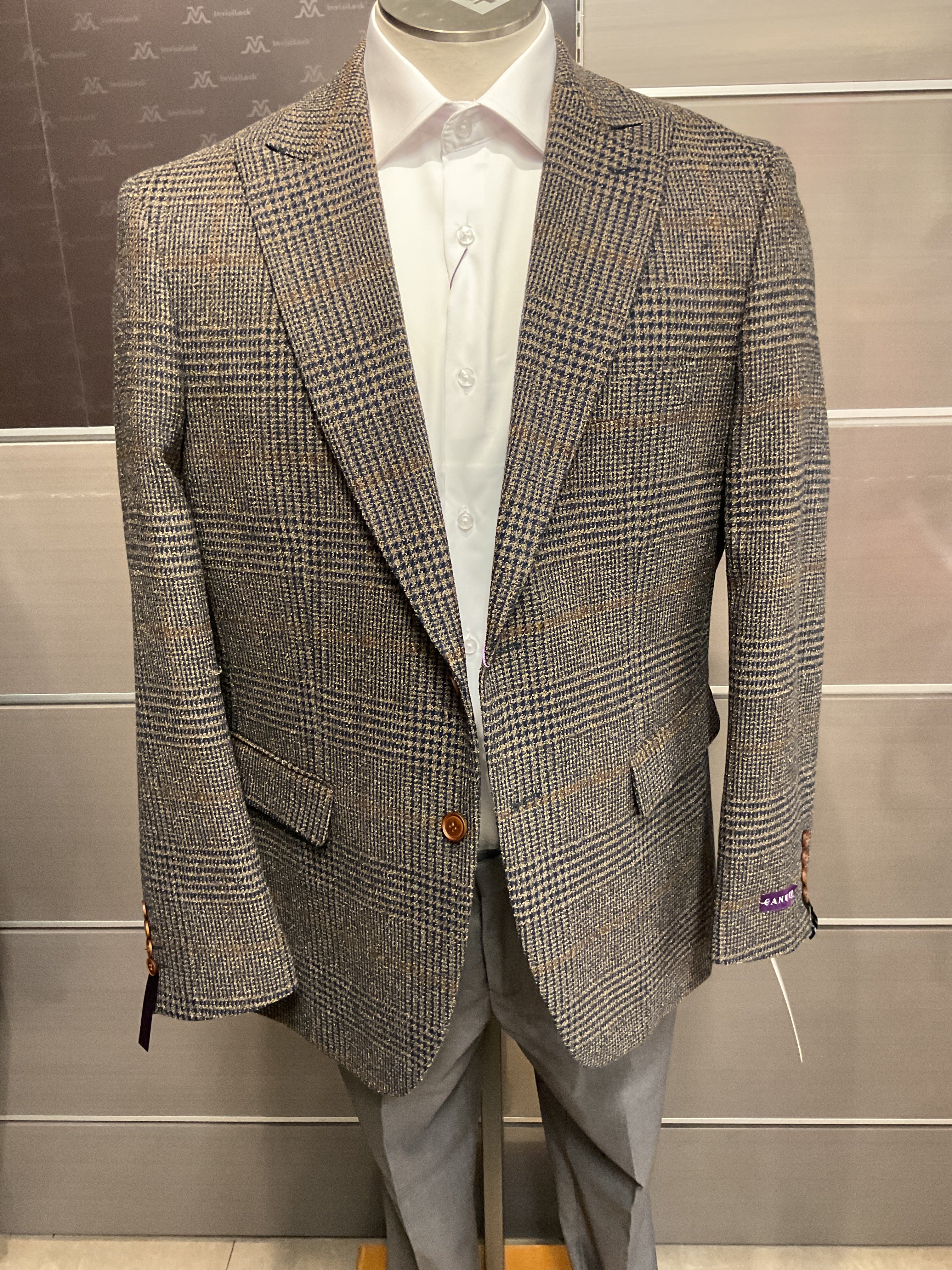 CANUTI PLAID BAZER FOR MEN [C814]