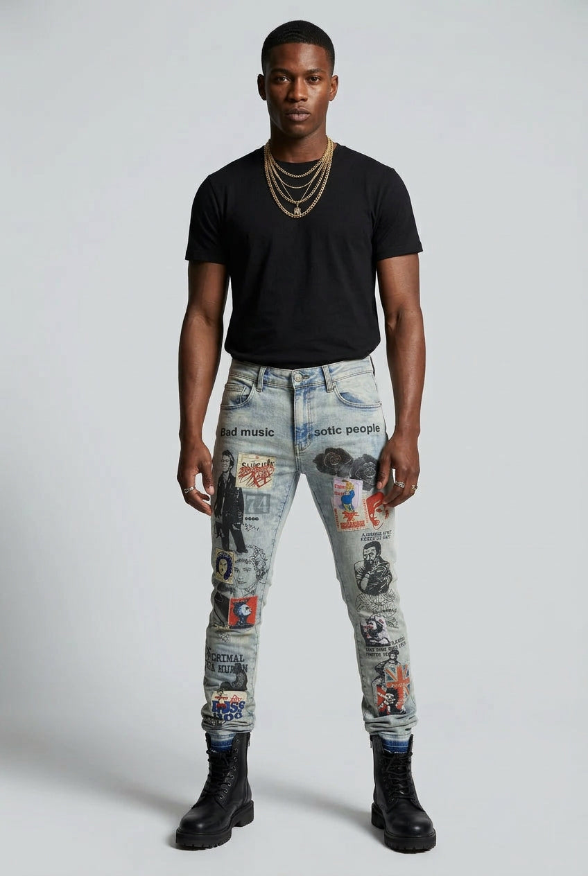 Waimea marble jean