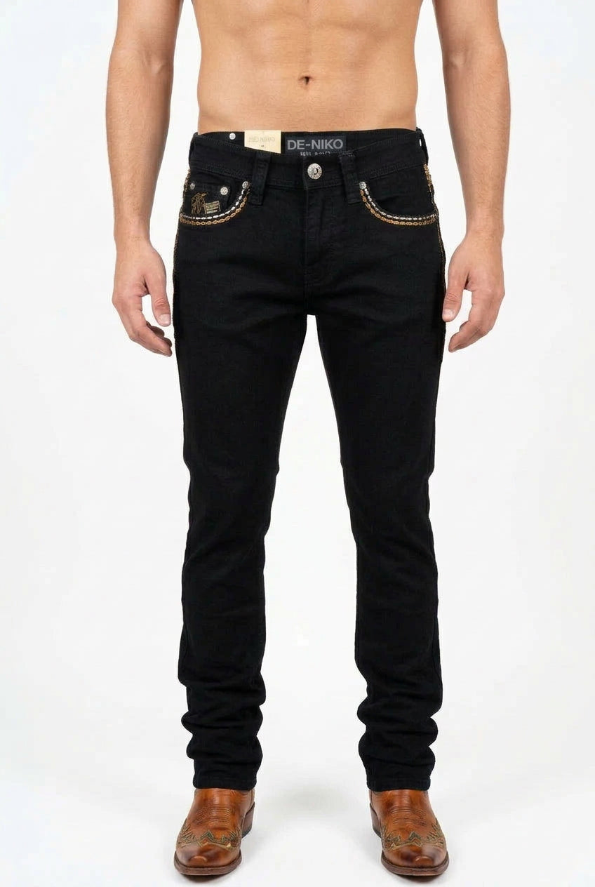 De-Niko Slim Straight Jeans