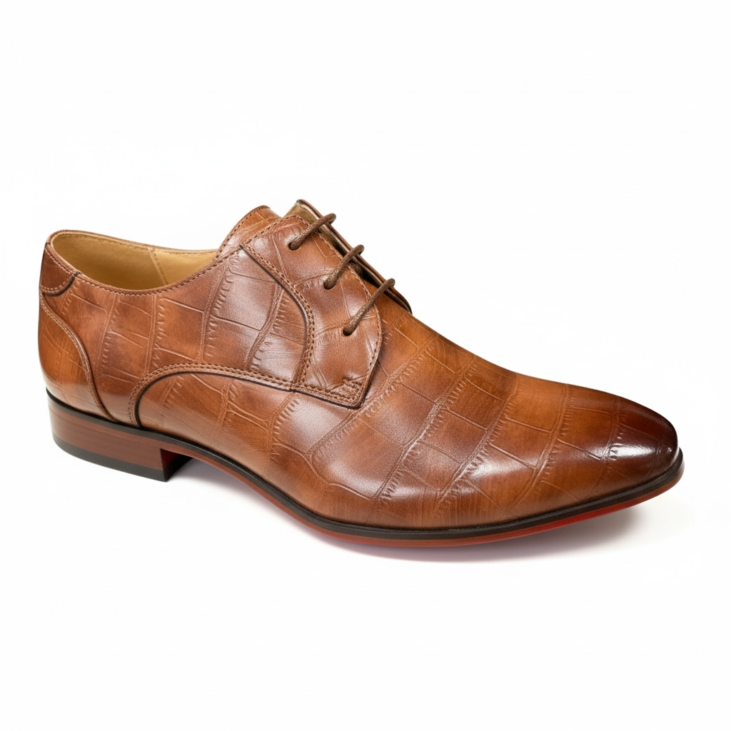MASIMO BROWN DRESS SHOE FOR MEN [2579]