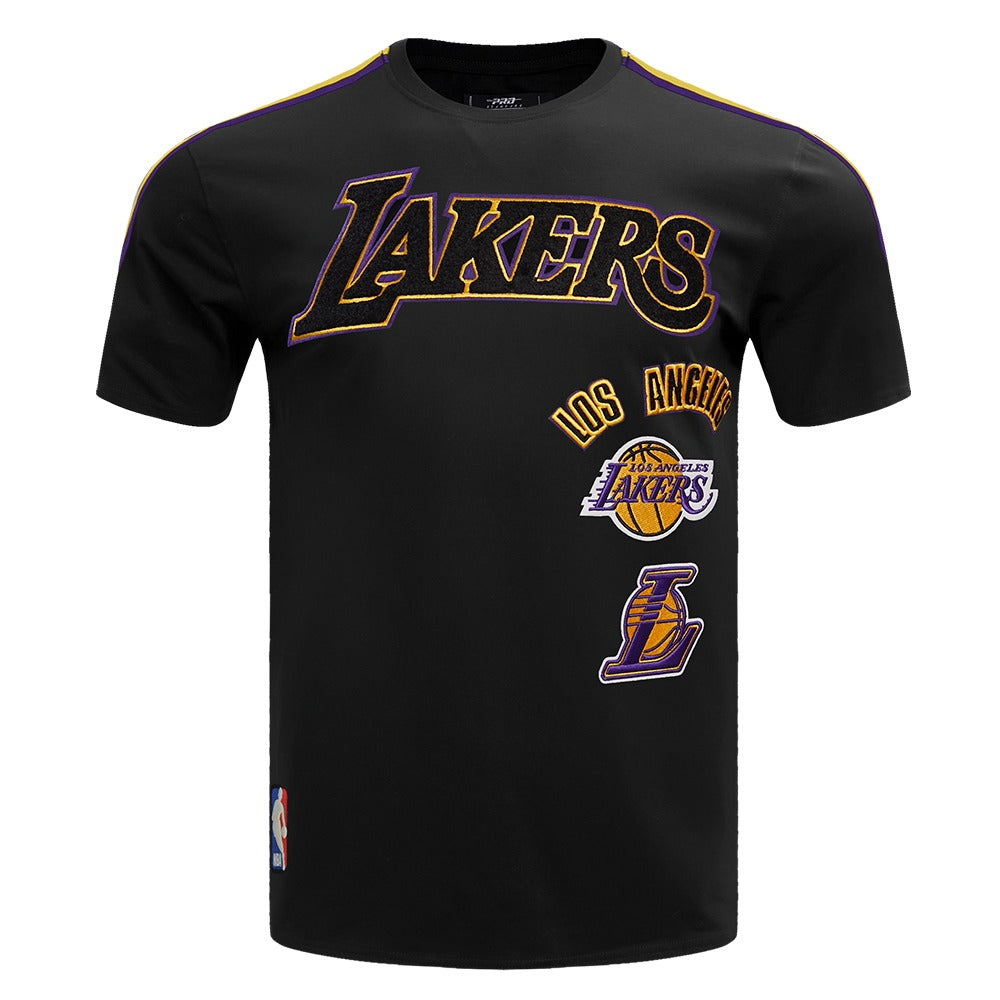 LOS ANGELES LAKERS MEN'S TAPING TEE RETRO CLASSICS (BLL155997)