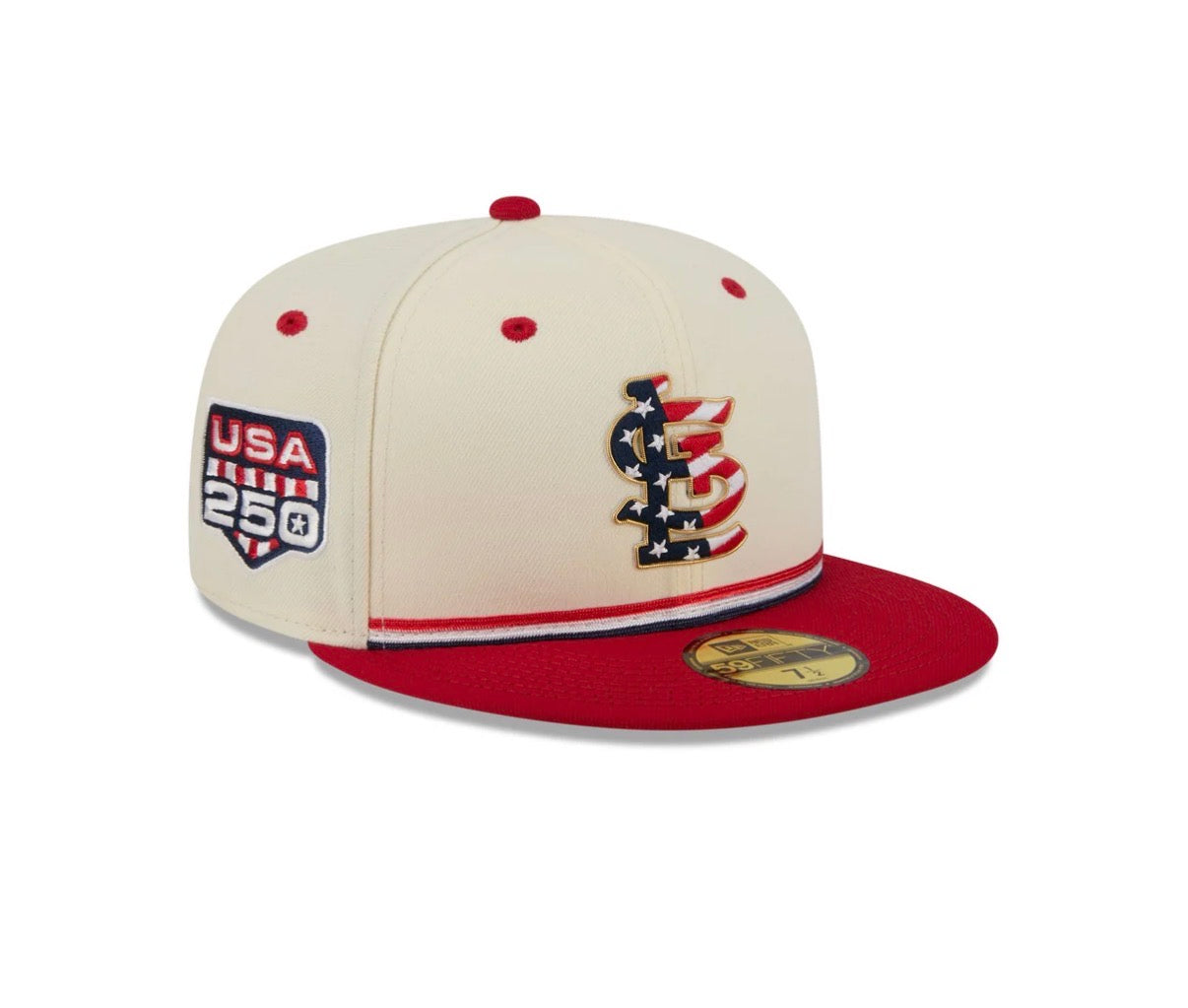 St. Louis Cardinals Independence Day 59fifty cap