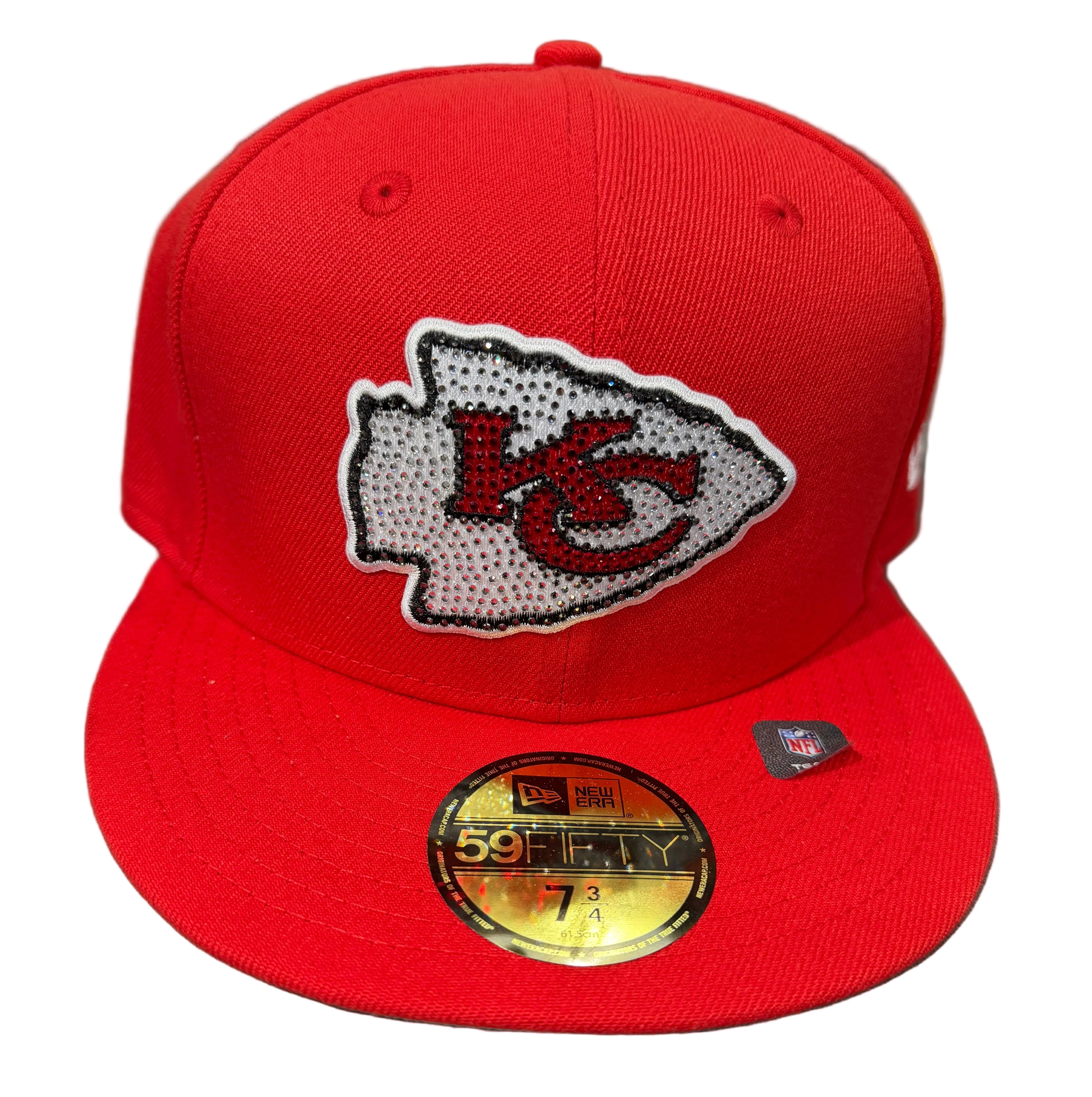 New Era Kansas City Chiefs Rhinestone Fitted Hat