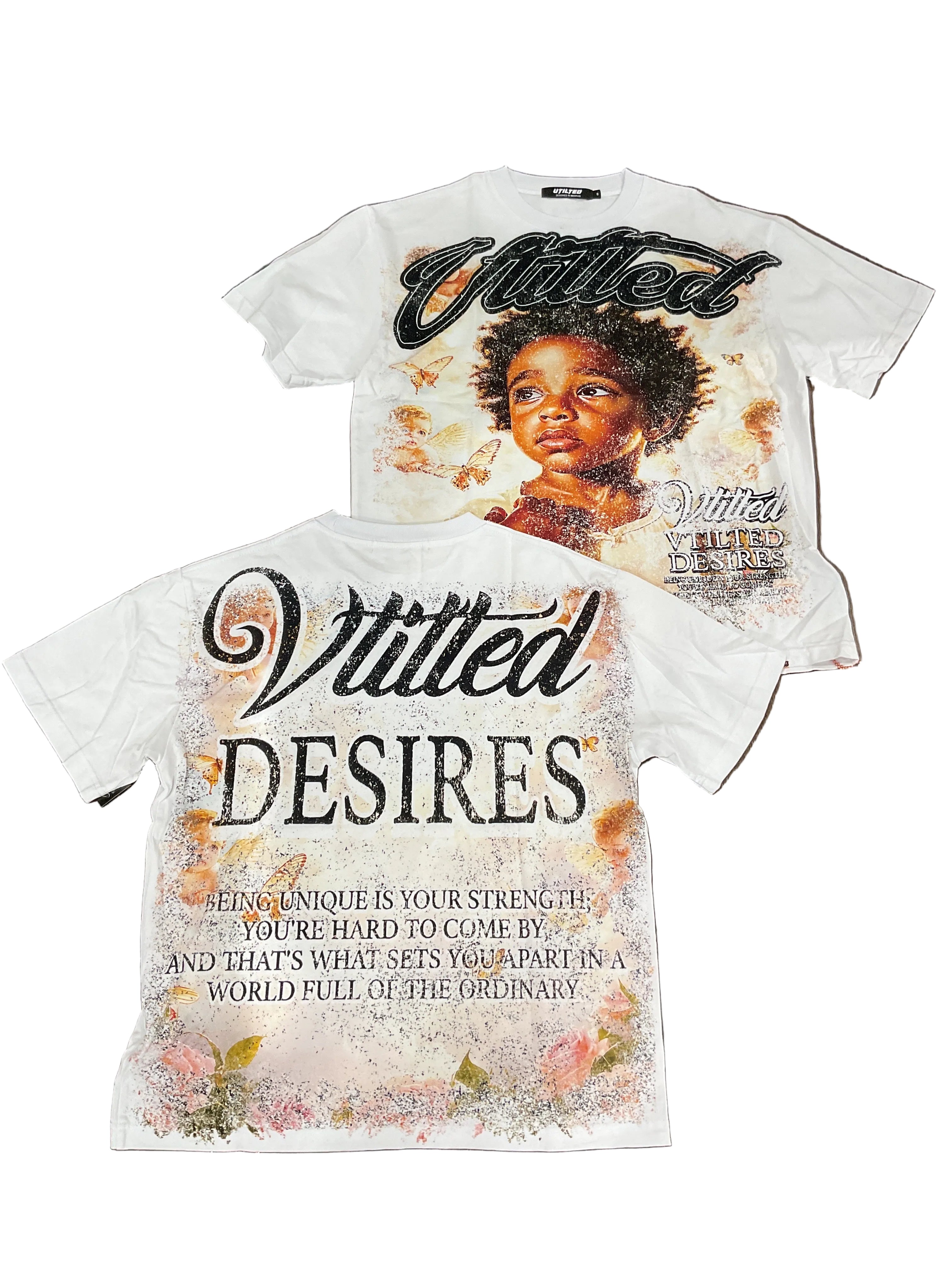 Vtilted angel oversized shirt