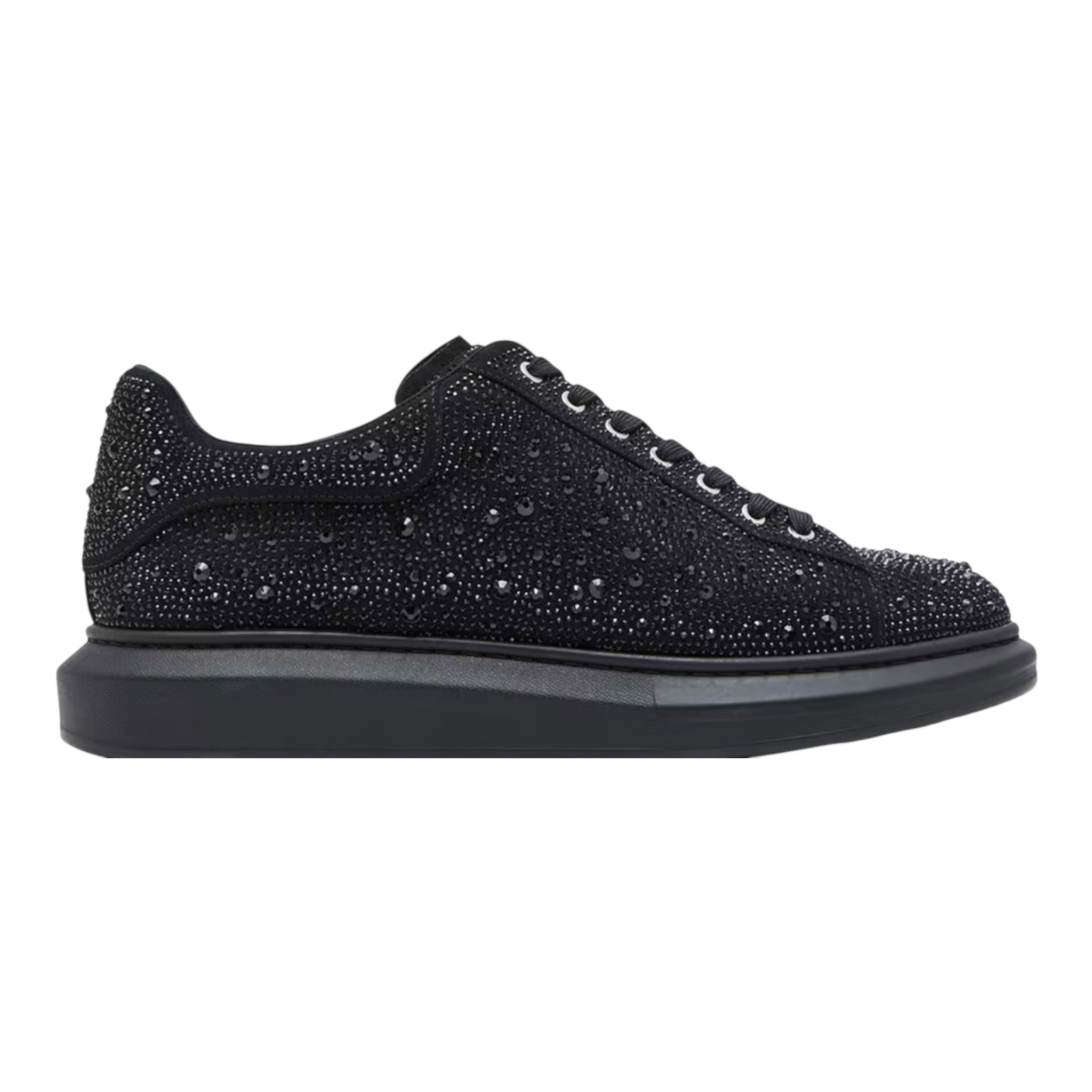 Steve Madden Men's Icebox Black Rhinestones