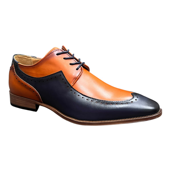 Tan and Navy Antonio Cerrelli shoe