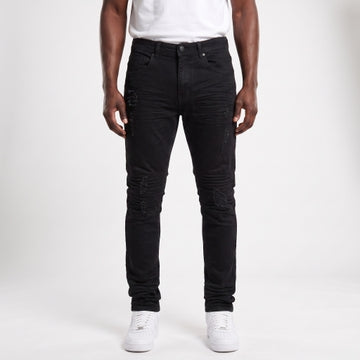 Waimea Black Skinny Fit Jeans