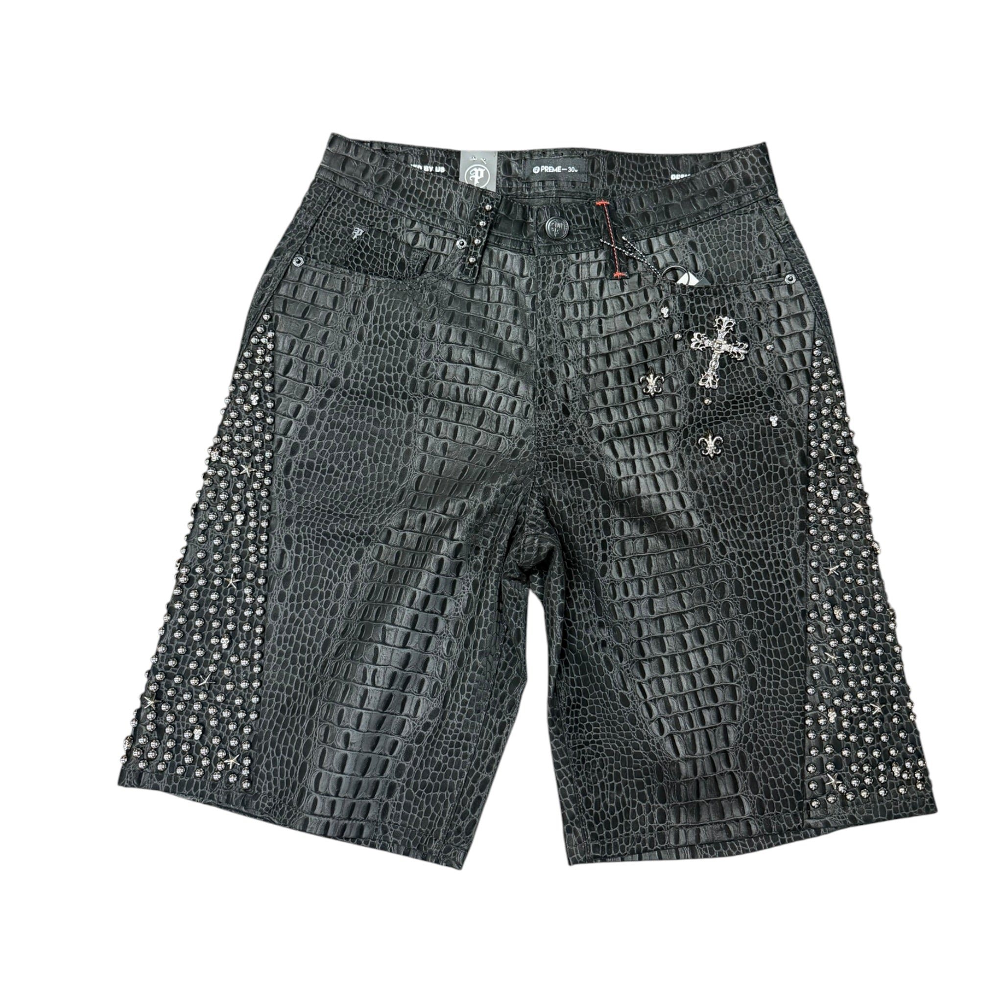 Preme black Embellished short