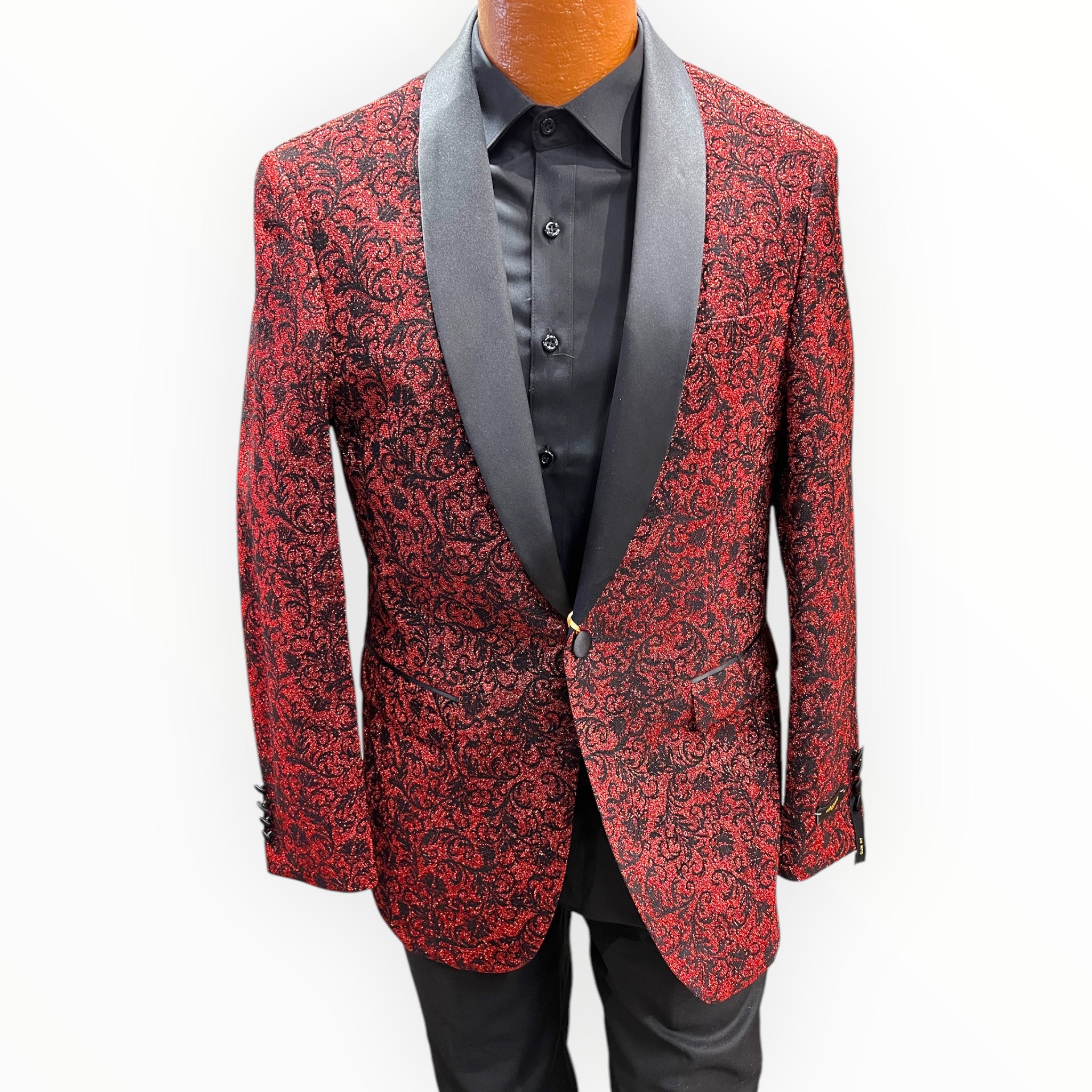 Maenza Black & red Blazer ( J-501S)