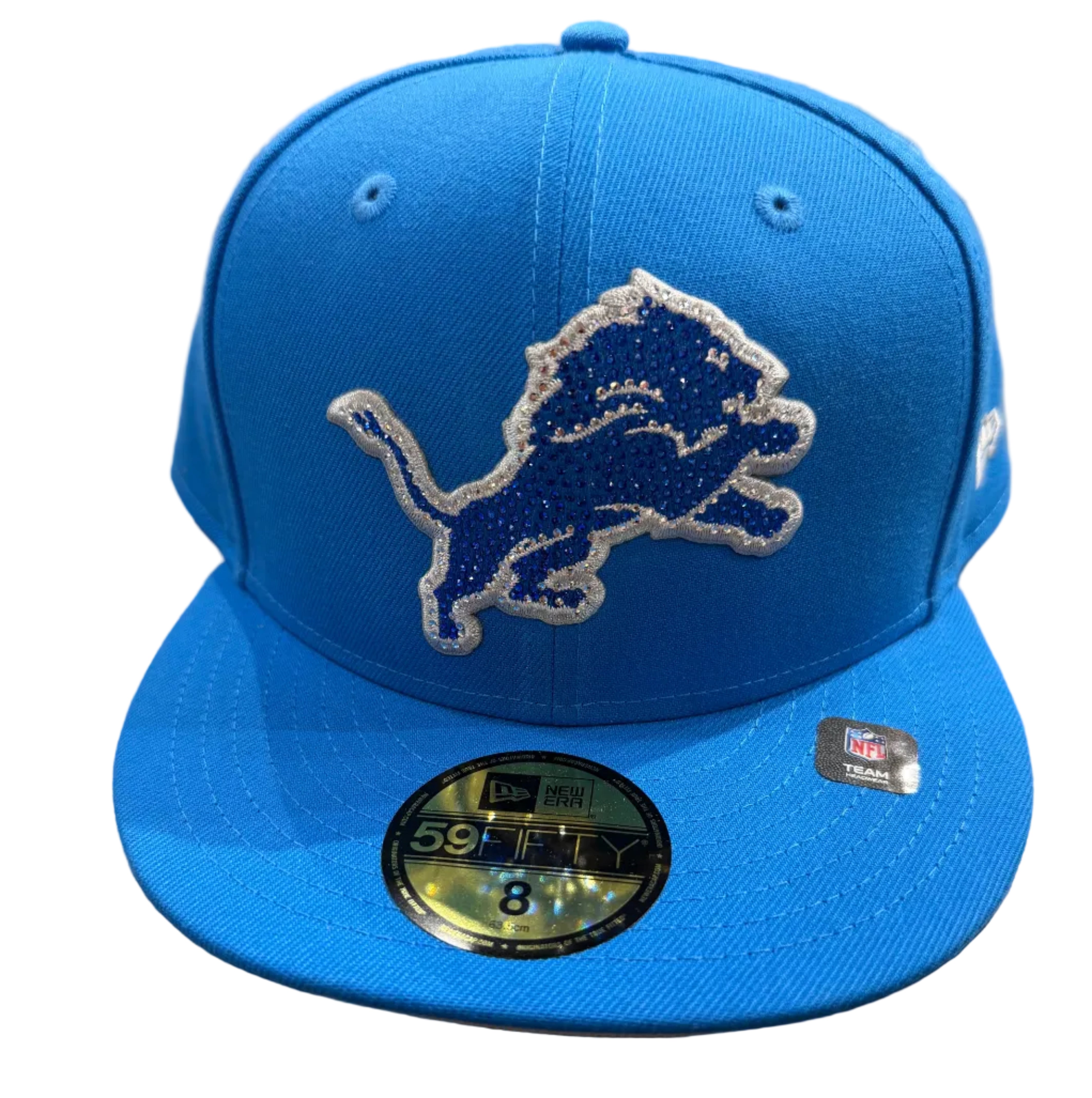 New Era Detroit Lions Rhinestone Fitted Hat