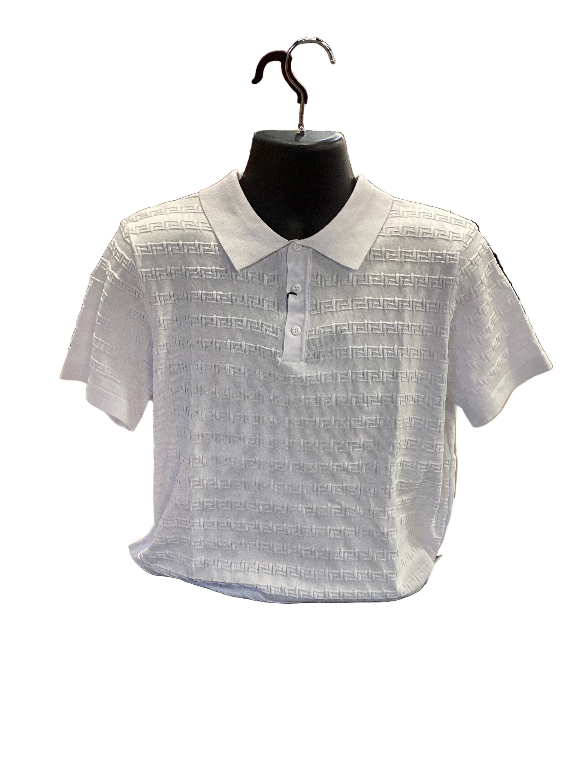 Suslo Couture Slim White Polo[SW5004]