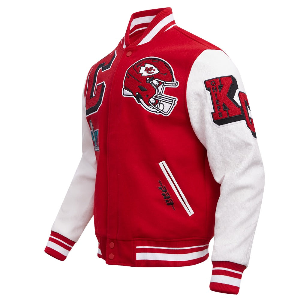 NFL KANSAS CITY CHIEFS MEN'S VARSITY JACKET MASH UP (FKC6410438)