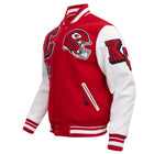 NFL KANSAS CITY CHIEFS MEN'S VARSITY JACKET MASH UP (FKC6410438)
