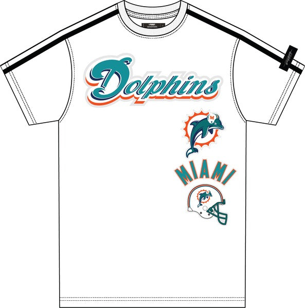 MIAMI DOLPHINS RETRO CLASSIC SJ STRIPED Tee by Pro Standard