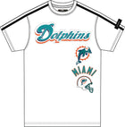 MIAMI DOLPHINS RETRO CLASSIC SJ STRIPED Tee by Pro Standard