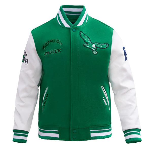 NFL PHILADELPHIA EAGLES MEN'S VARSITY JACKET RETRO CLASSICS (FPE643528)
