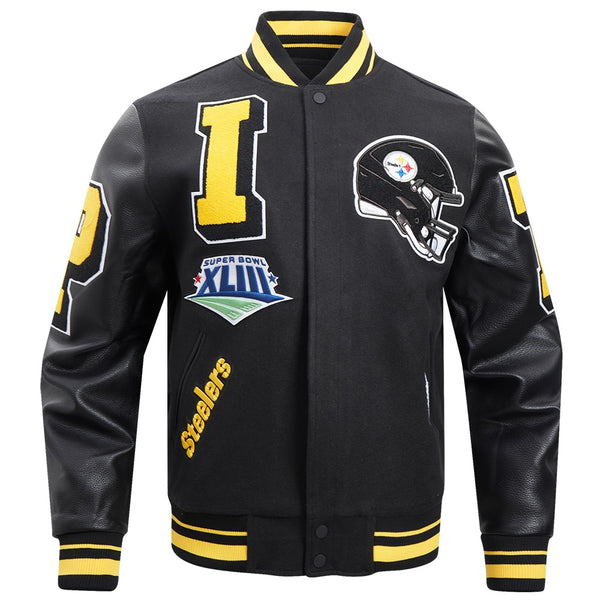 NFL PITTSBURGH STEELERS MEN'S VARSITY JACKET MASH UP (FPS6410403)