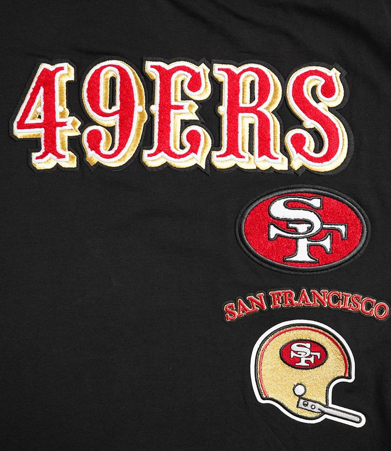 SAN FRANCISCO 49ERS RETRO CLASSIC SJ STRIPED Tee by Pro Standard