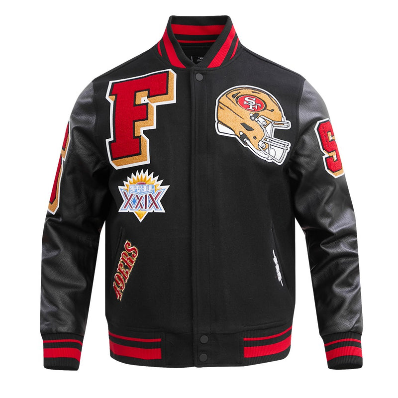 NFL SAN FRANCISCO 49ERS MEN'S VARSITY JACKET MASH UP (FS46410415)