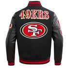 NFL SAN FRANCISCO 49ERS MEN'S VARSITY JACKET MASH UP (FS46410415)
