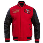 NFL SAN FRANCISCO 49ERS MEN'S VARSITY JACKET RETRO CLASSICS (FS4643598)