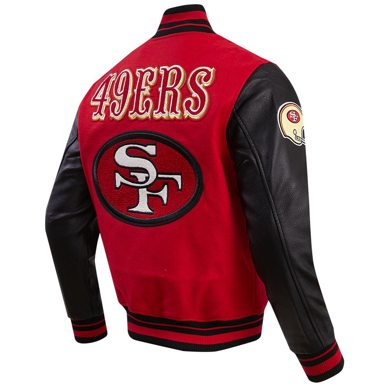 NFL SAN FRANCISCO 49ERS MEN'S VARSITY JACKET RETRO CLASSICS (FS4643598)
