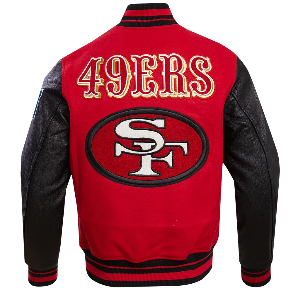 NFL SAN FRANCISCO 49ERS MEN'S VARSITY JACKET RETRO CLASSICS (FS4643598)