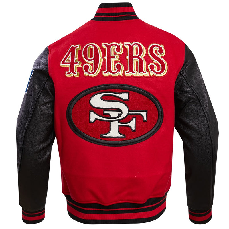 NFL SAN FRANCISCO 49ERS MEN'S VARSITY JACKET RETRO CLASSICS (FS4643598)