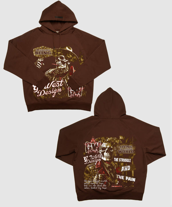 GWEST Being enlightened double hit hoodie