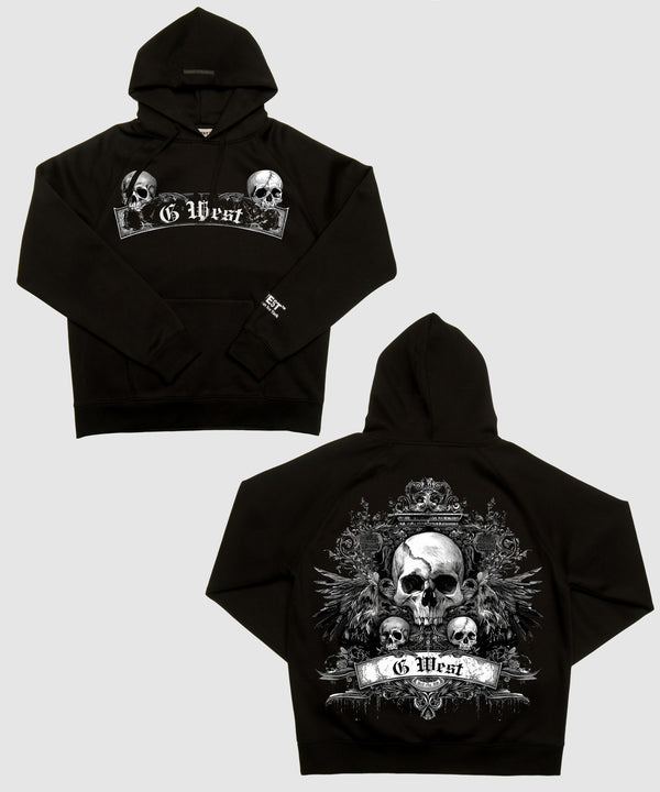 GWEST HELL CITY Black Hoodie