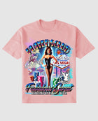 G WEST GET LUCKY PINK TEE [GWJMTDS9240]