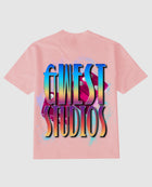 G WEST GET LUCKY PINK TEE [GWJMTDS9240]