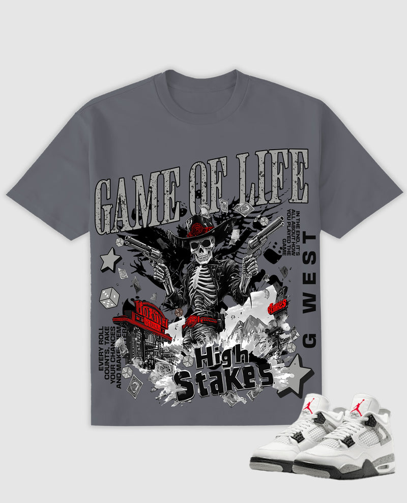G WEST GAME OF LIFE TEE (GWJMTFG9203)