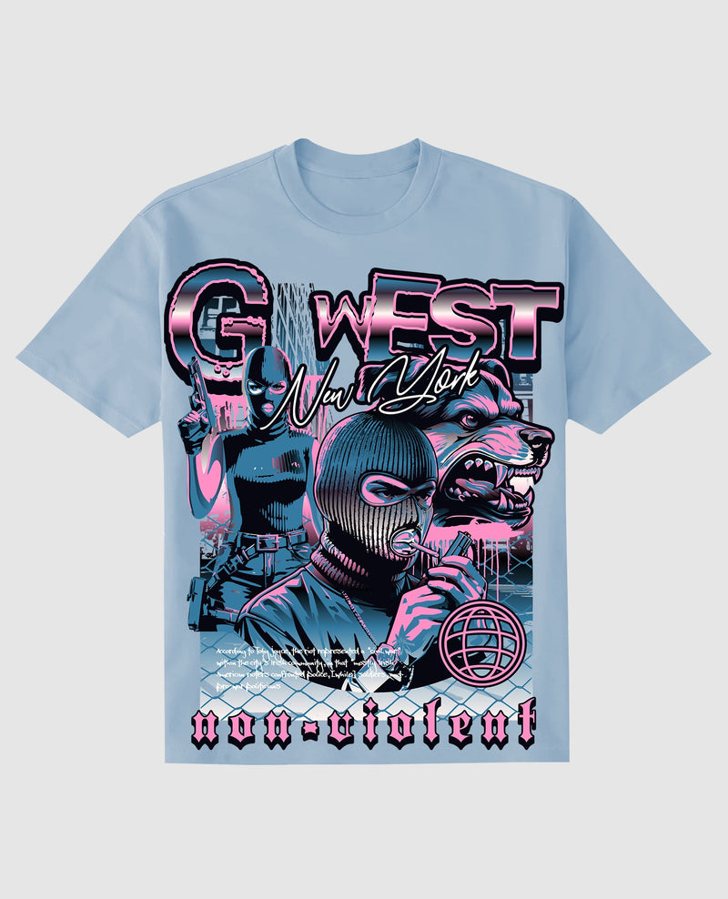 G WEST MASKED REALITY TEE (GWPBAST9326)