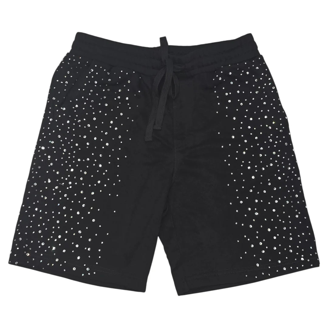 Rebel Mind Rhinestone Galaxy Shorts