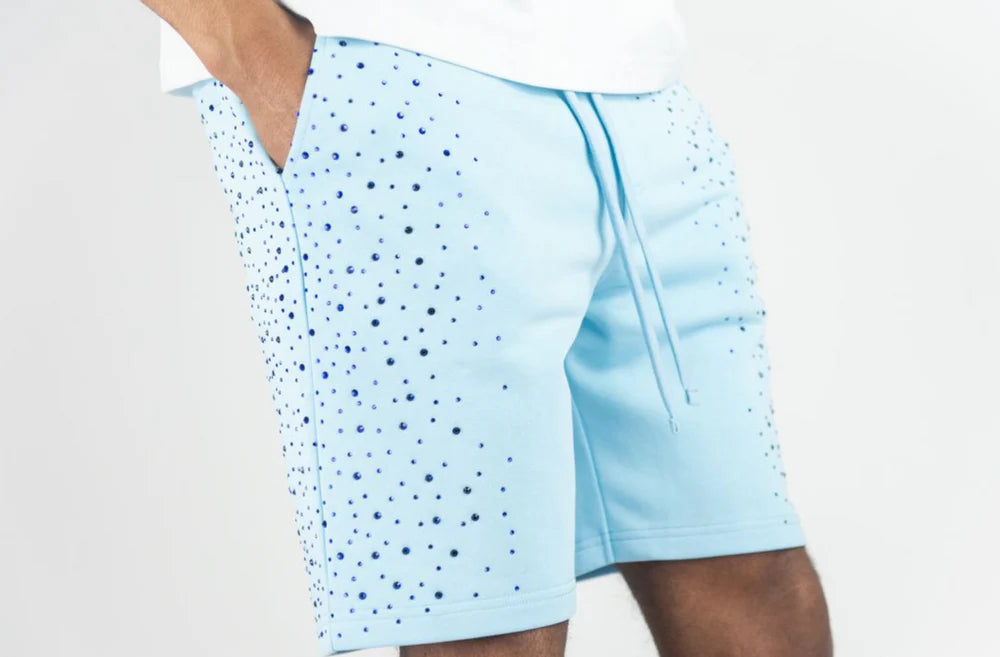 Rebel Mind Rhinestone Galaxy Shorts