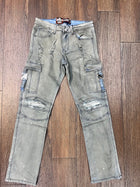 Denimicity jeans with cargo pockets