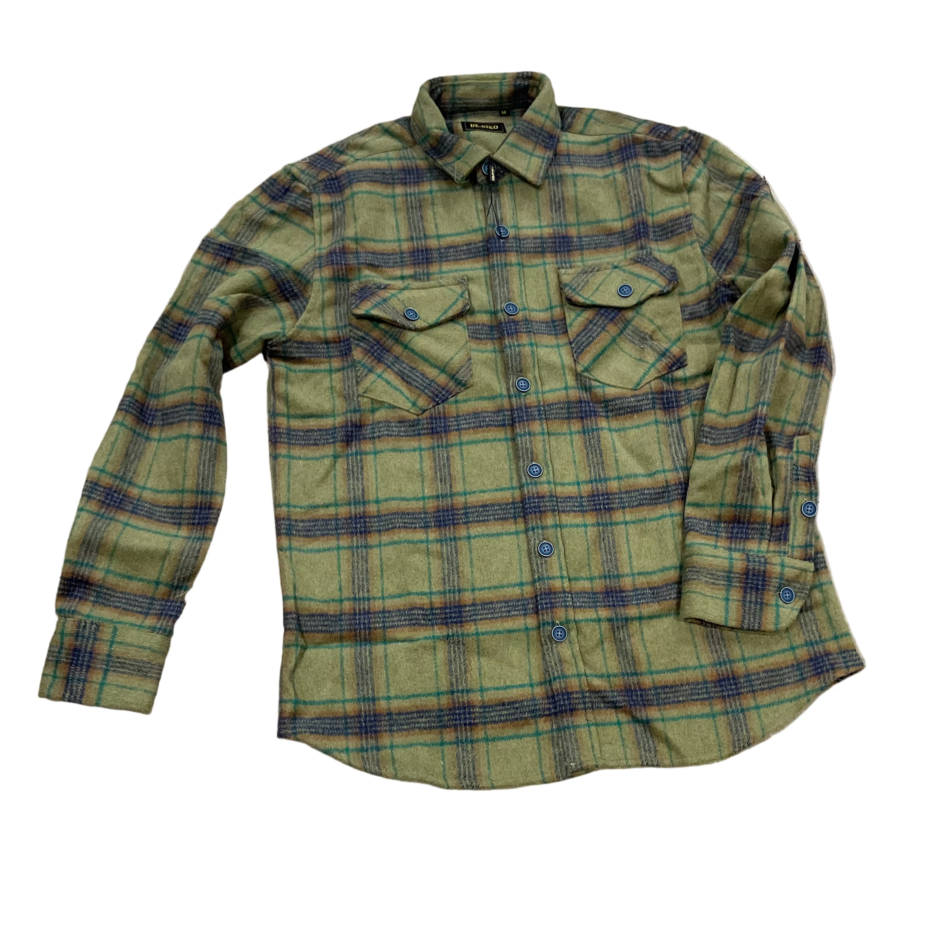 De-Niko Flannel Green