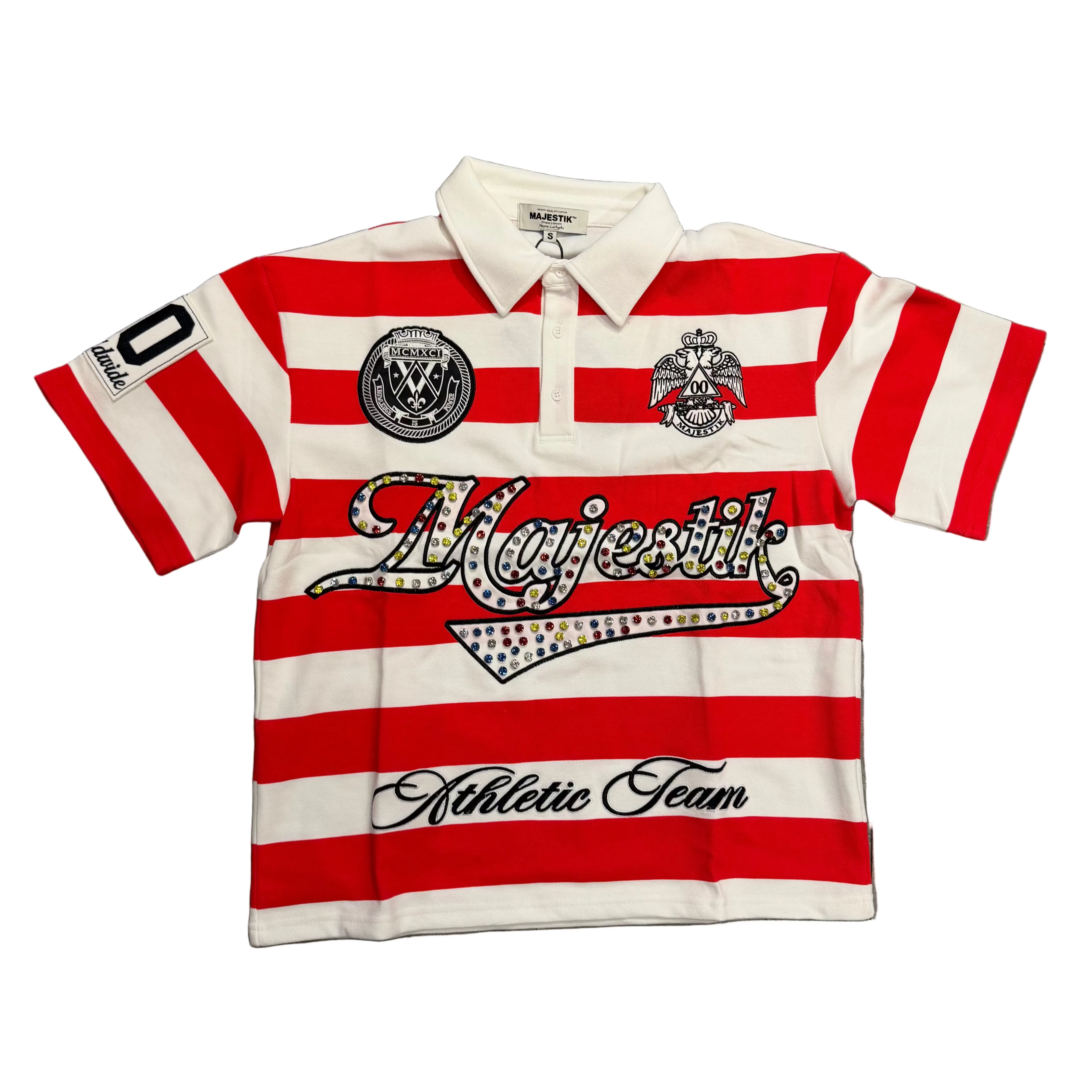 Majestik Striped Polo