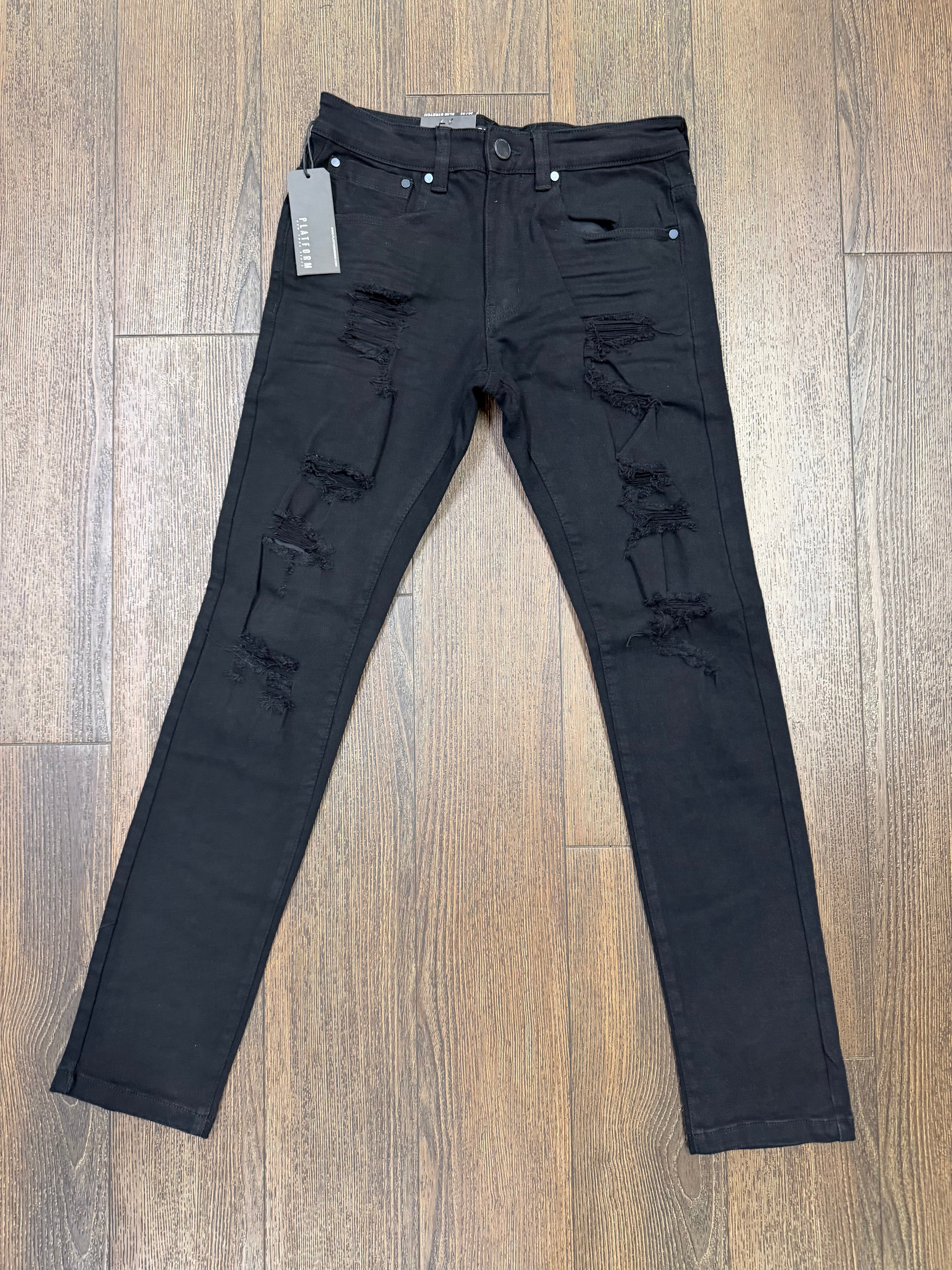 Platform Black Skinny Jeans