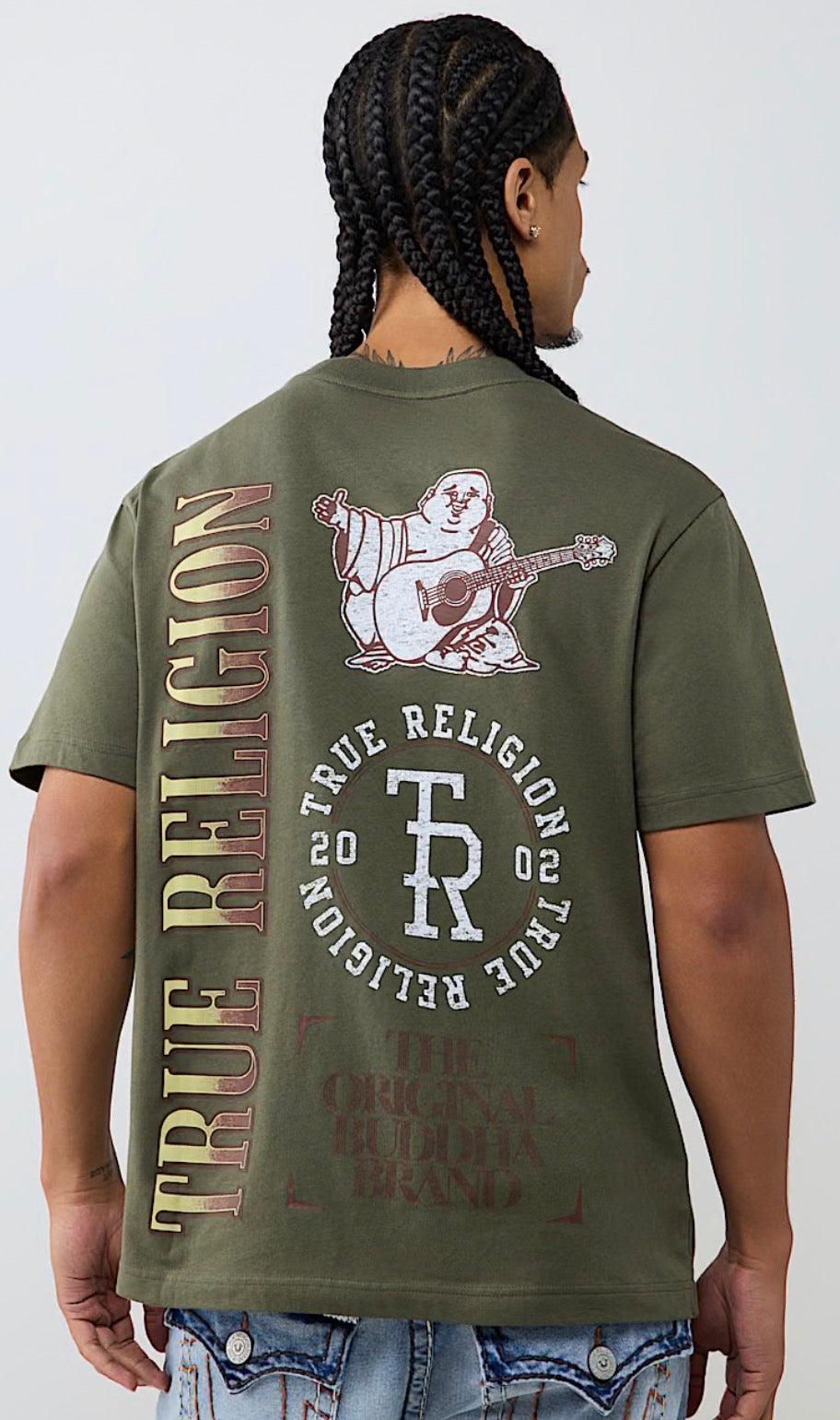 True Religion Stacked Logo Tee