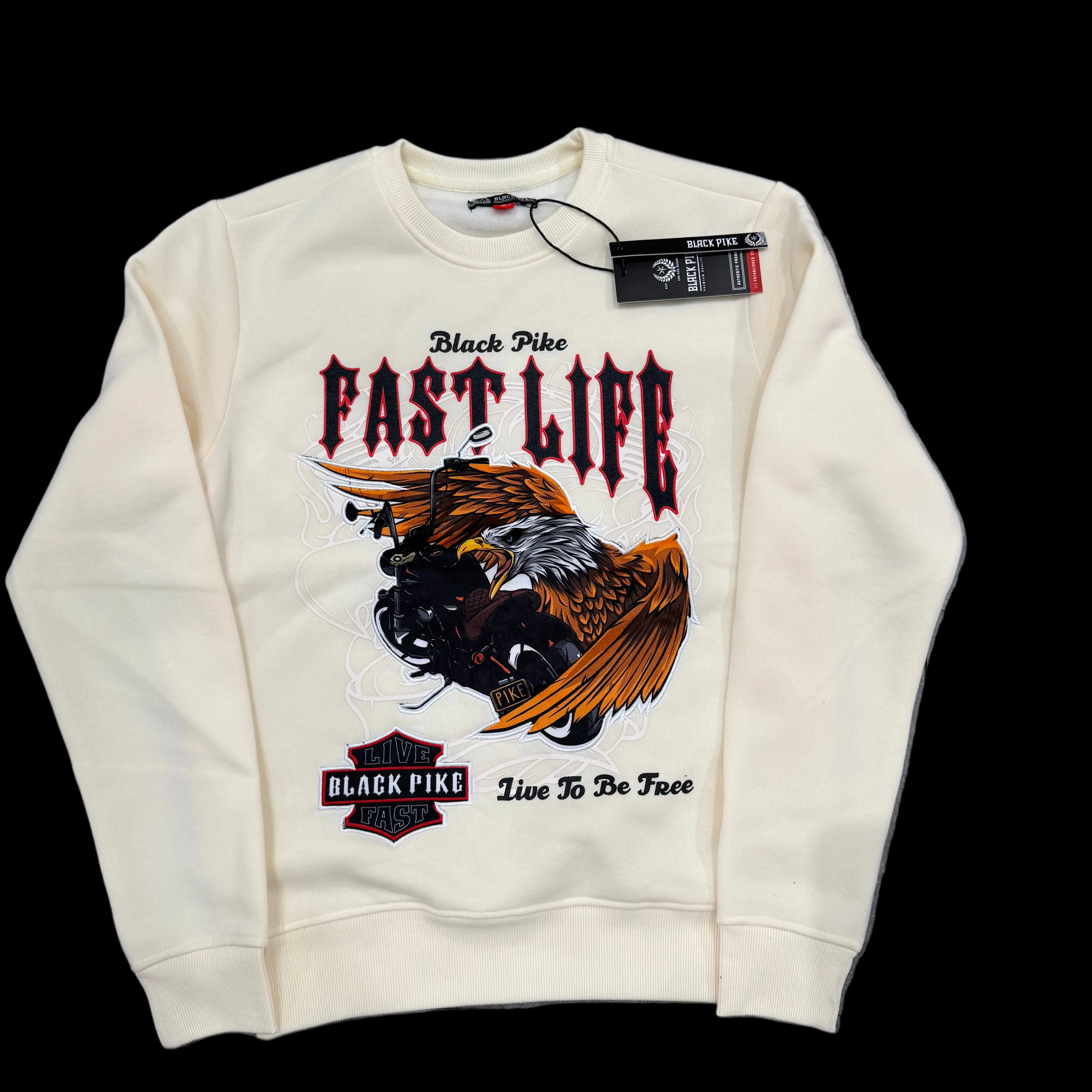 Black Pike Fast Life Sweatshirt