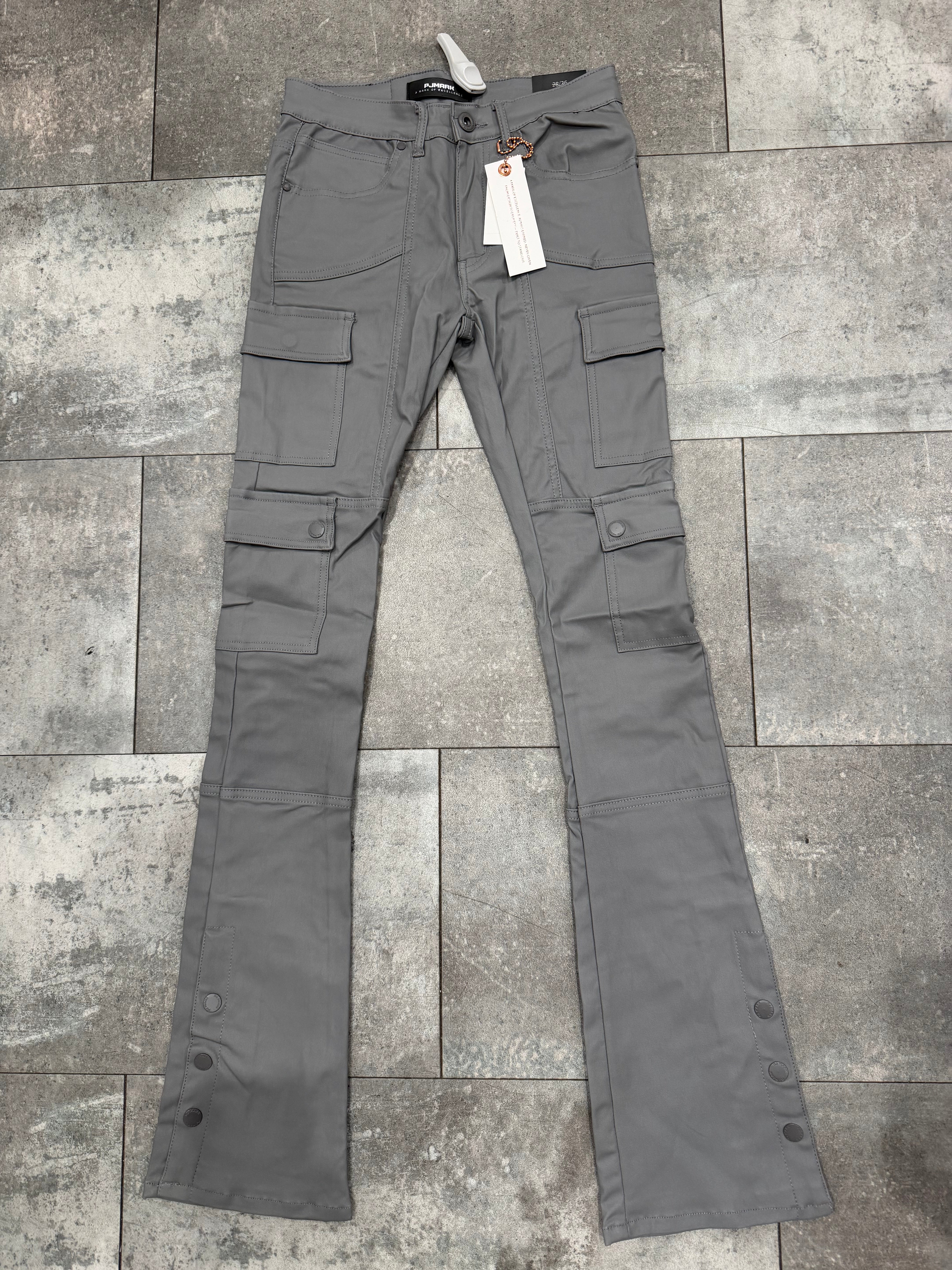 PJ Mark Stacked Leather Pants