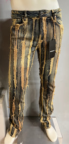 M.SOCIETY Flare fit jeans with Burnt Effect