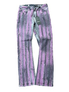 M.SOCIETY Flare fit jeans with Burnt Effect