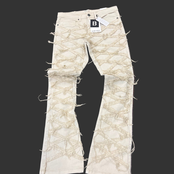 Blindtrust Crisscross Bone denim