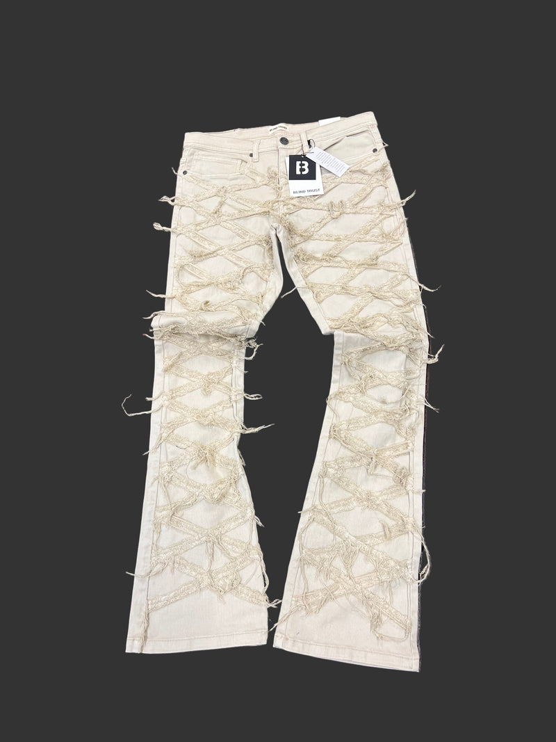 Blindtrust Crisscross Bone denim