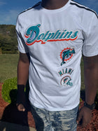 MIAMI DOLPHINS RETRO CLASSIC SJ STRIPED Tee by Pro Standard