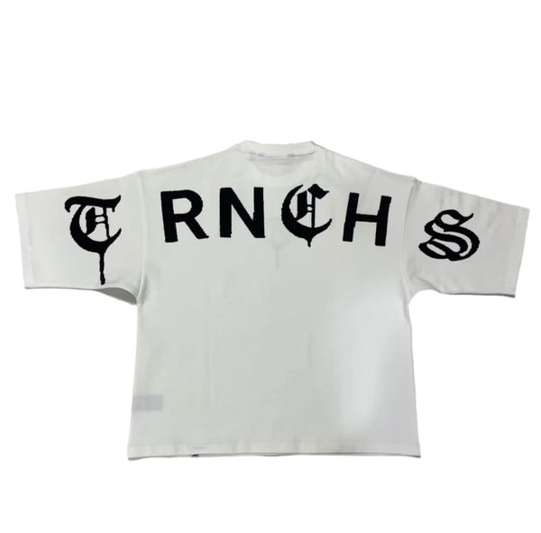 "YAKHAF" White Tee (TC-24-890-W-S)