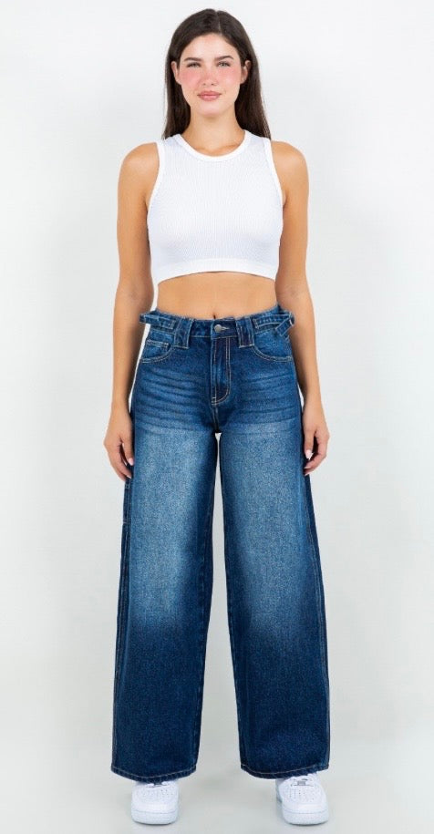 American Bazi Wide Leg Jeans